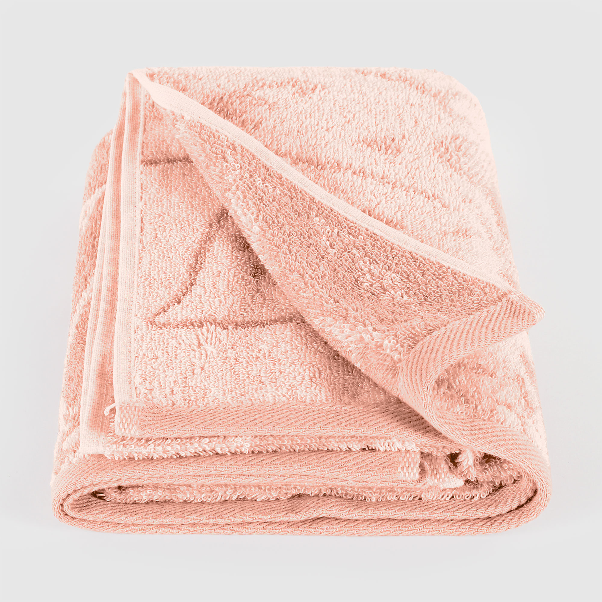 Полотенце Cleanelly Autumn Forest розовое с белым 50х90 см