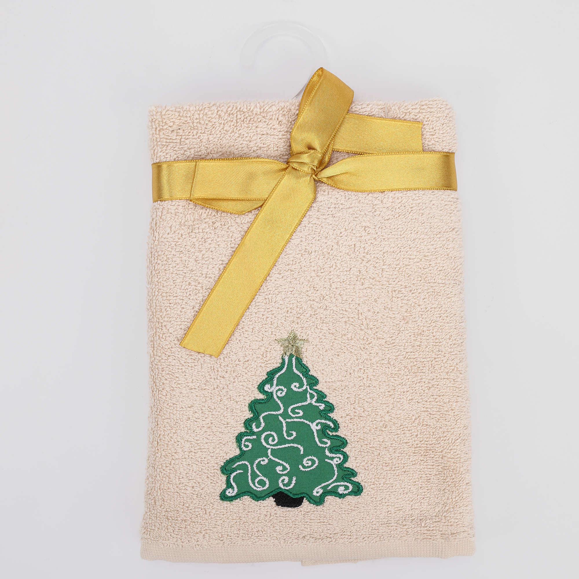 Полотенце Erteks X-mas ель бежевый 40х70 см
