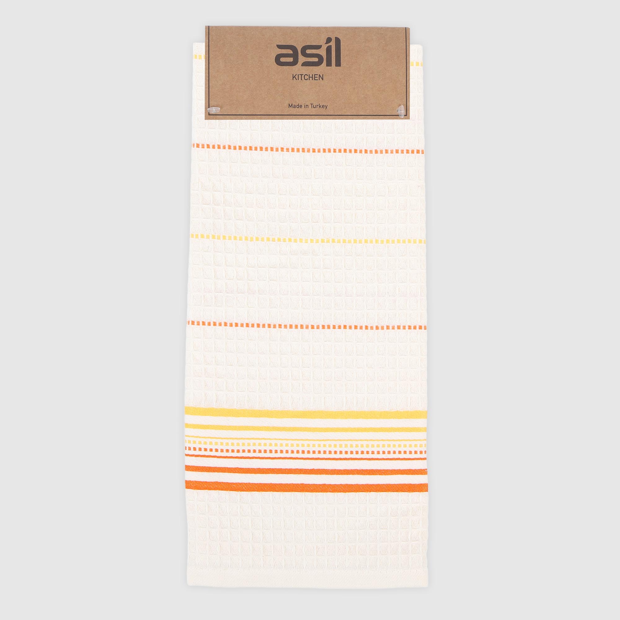 Полотенце кухонное Asil stripe оранжевый/бежевый 45х70 см