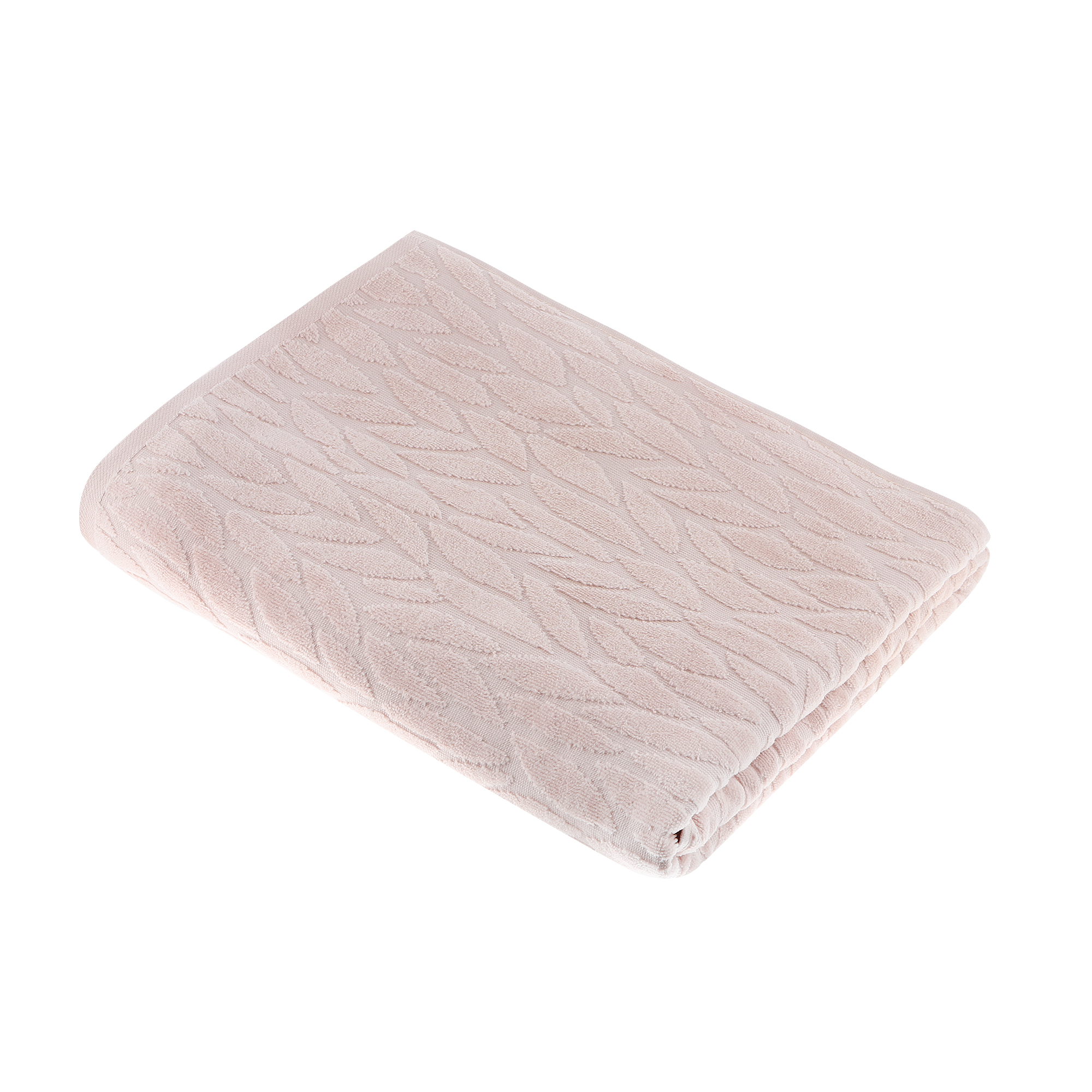 Полотенце махровое Cleanelly Корона 100х150 персиковый