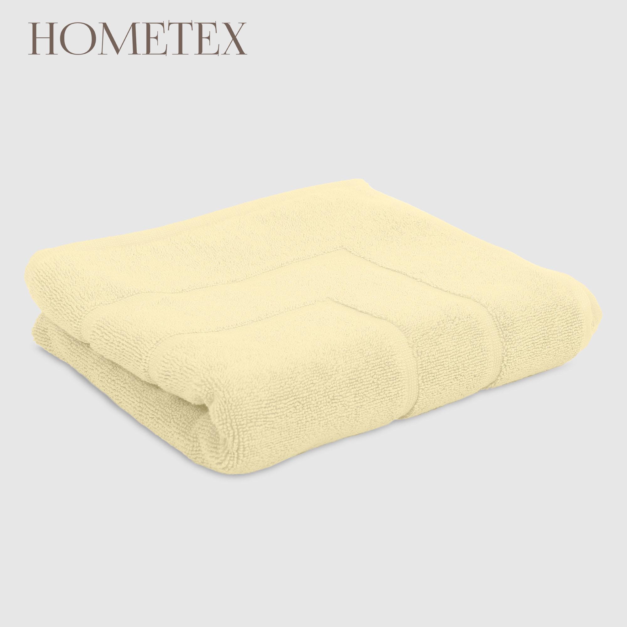 Полотенце махровое для ног Hometex Original желтый 50x90 см