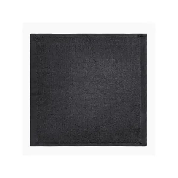 Полотенце махровое Enna 30x30 см цвет черный