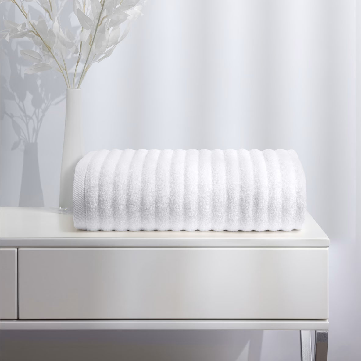 Полотенце Soft Silver 100х150 см Wave Tactile Альпийский снег