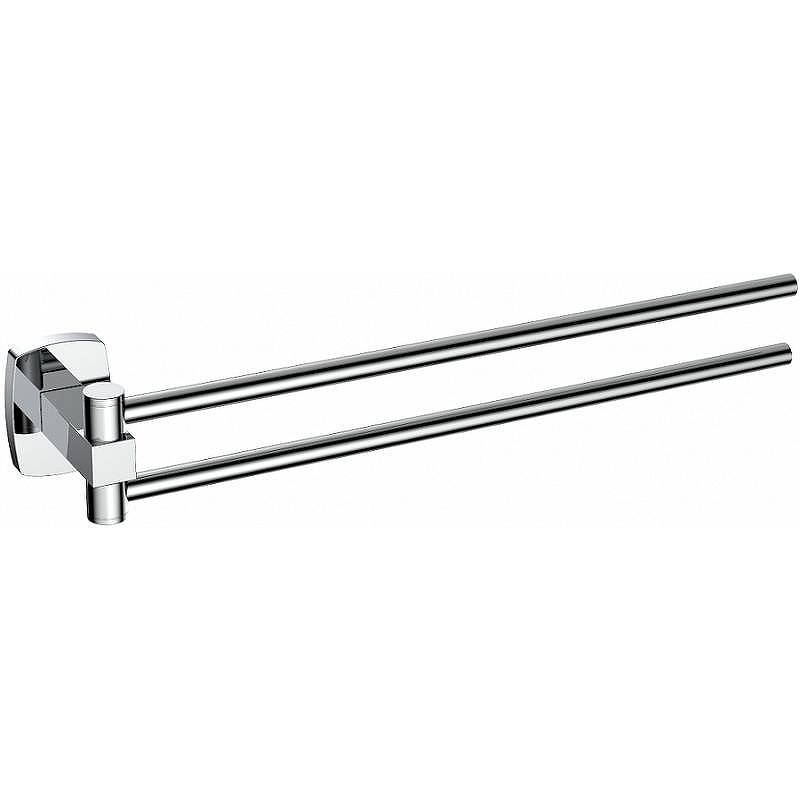 Полотенцедержатель CeramaLux Cube 12614 поворотный Хром