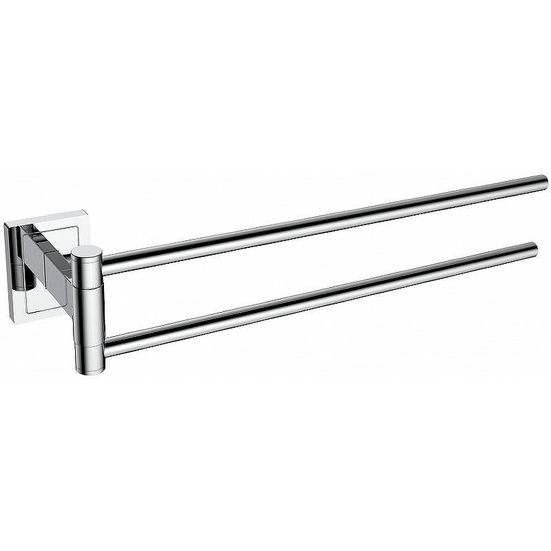 Полотенцедержатель CeramaLux Gamma 12314 поворотный Хром
