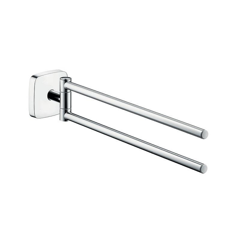 Полотенцедержатель Hansgrohe 41512000 двойной цвет Хром