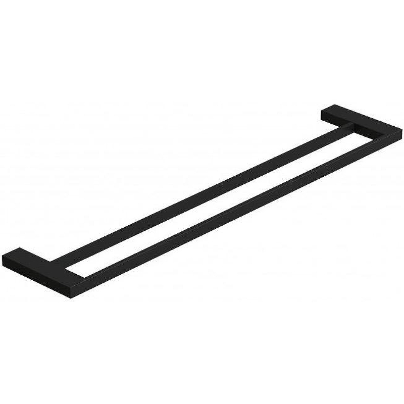 Полотенцедержатель Kludi Vela C 3198839 двойной Черный матовый
