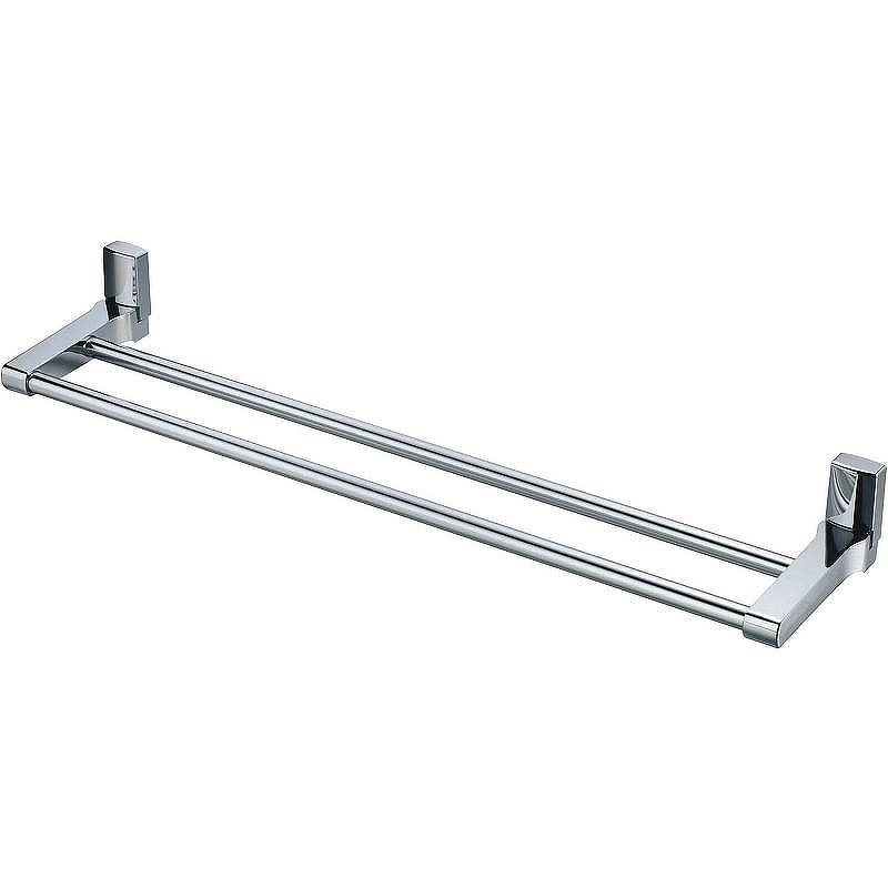 Полотенцедержатель WasserKRAFT Leine K-5040 двойной цвет Хром