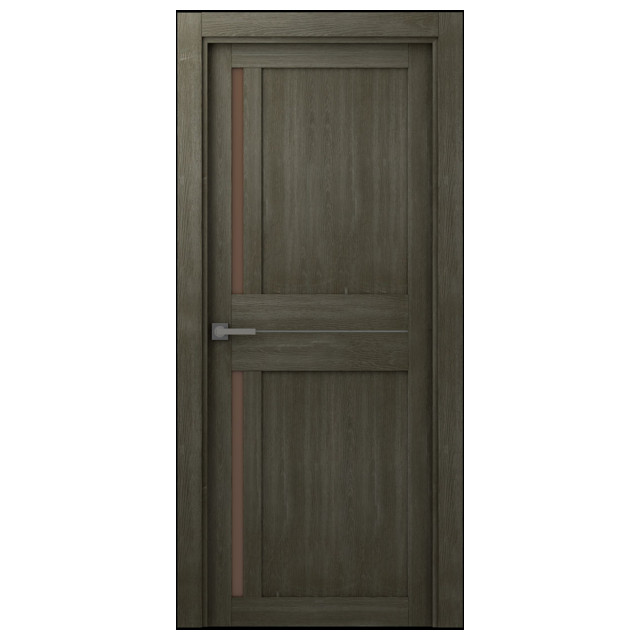 полотно дверное BELWOODDOORS Мадрид-04 Анкор стекло мателюкс бронза 200х70см экошпон
