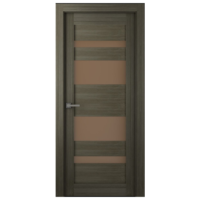 полотно дверное BELWOODDOORS Мирелла Анкор стекло мателюкс бронза 200х60см экошпон