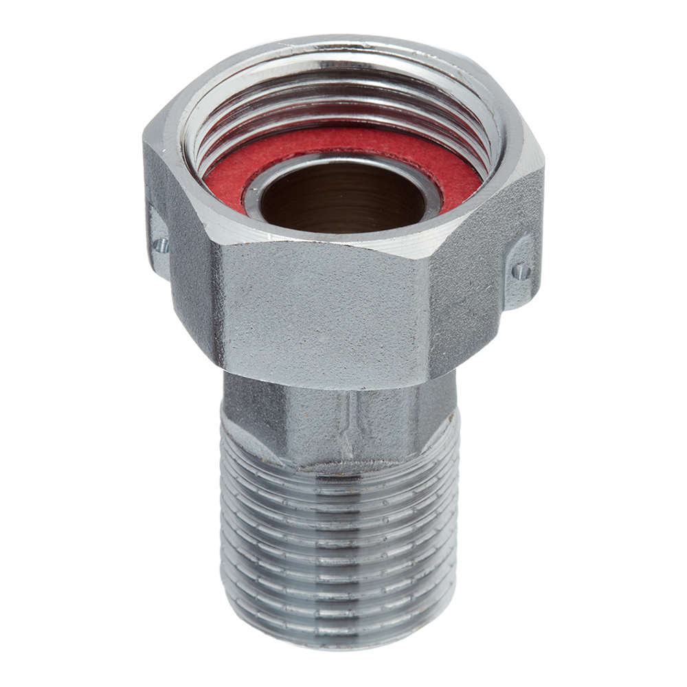 Полусгон Valtec 1/2 НР(ш) х 3/4 ВР(г) с накидной гайкой и обратным клапаном латунный (VTr.612.N.0004)