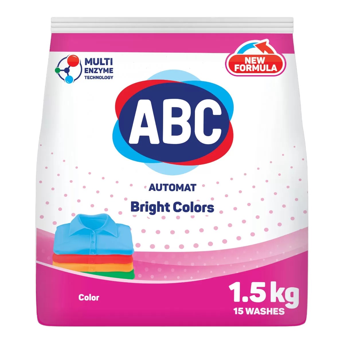 Порошок ABC для стирки цветного белья 1,5 кг