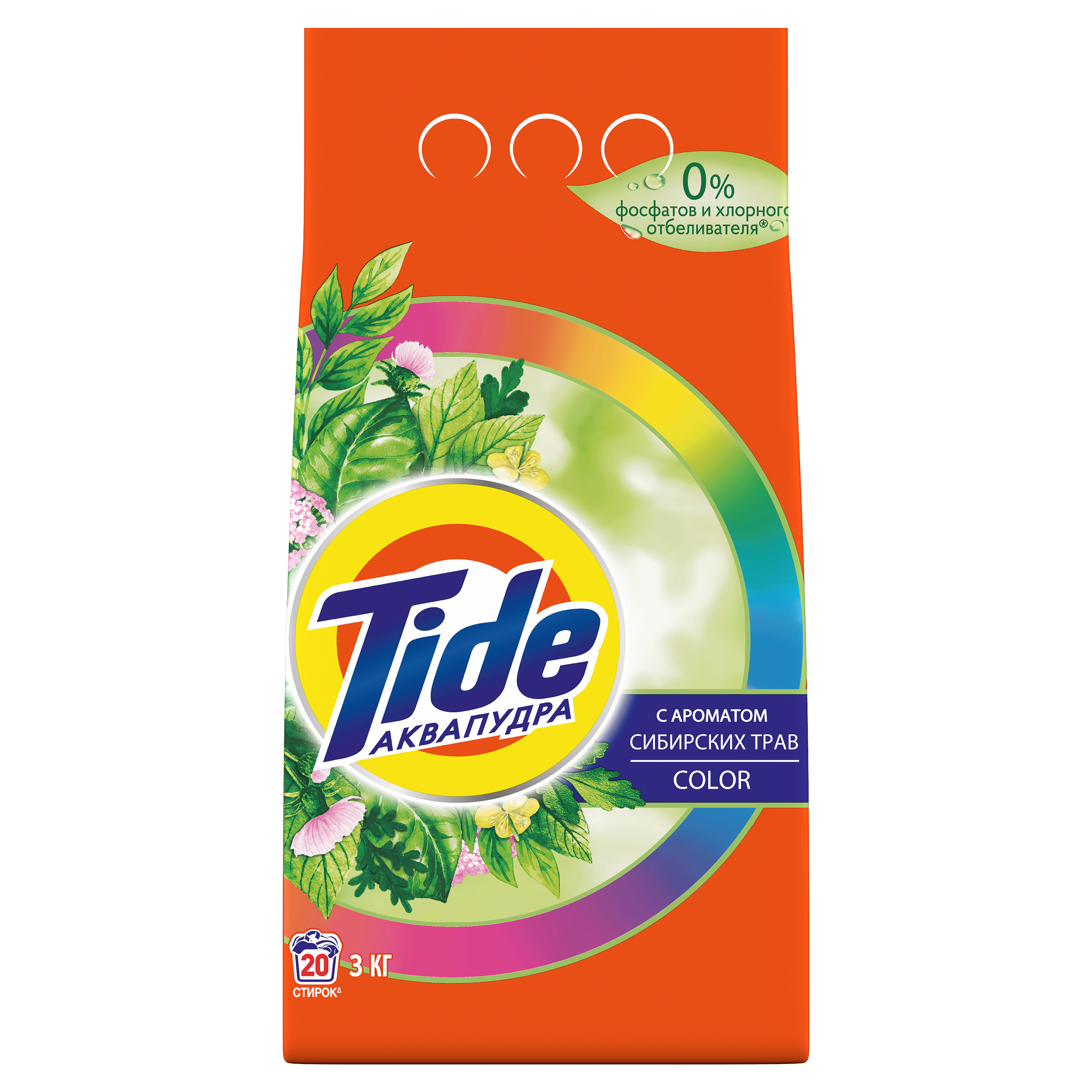 Порошок для стирки Tide Color Сибирские травы 3 кг