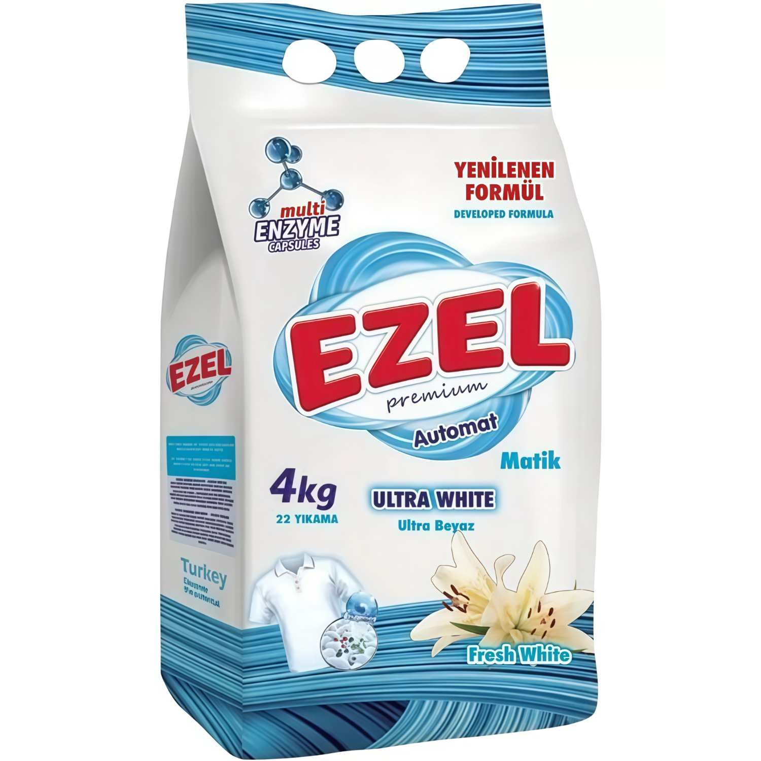 Порошок стиральный Ezel White 4 кг