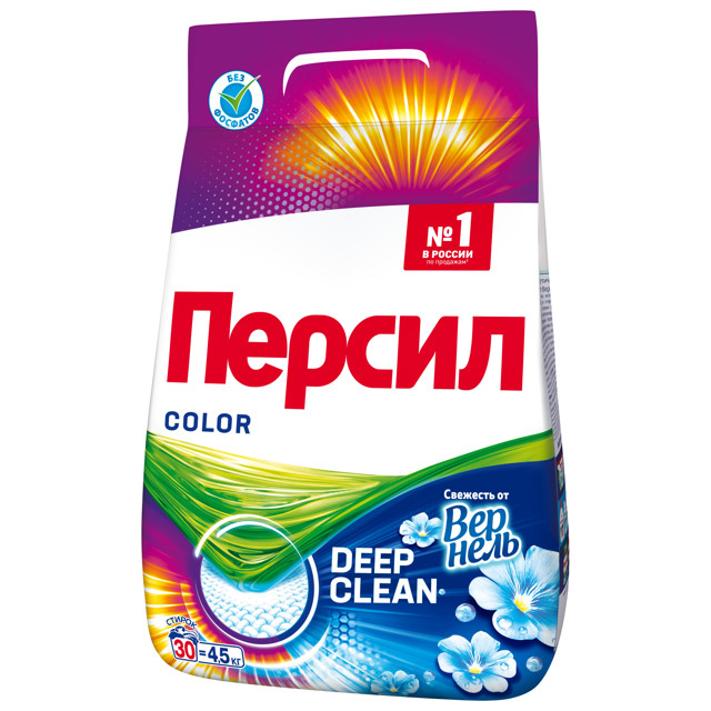 порошок стиральный ПЕРСИЛ Свежесть от Вернель Колор 4,5кг