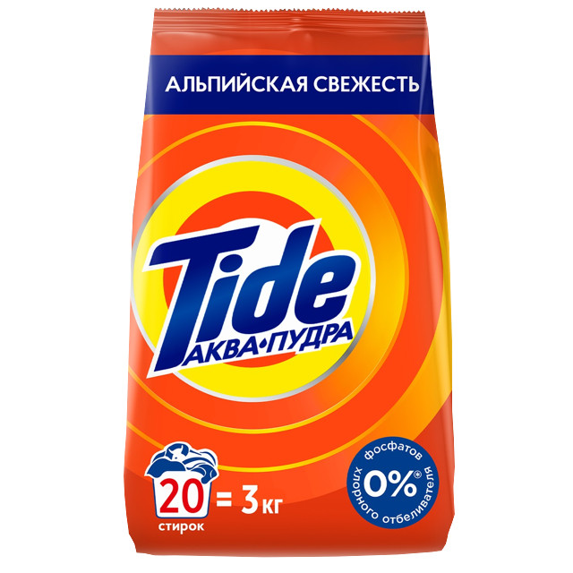 порошок стиральный TIDE Альпийская свежесть 3кг