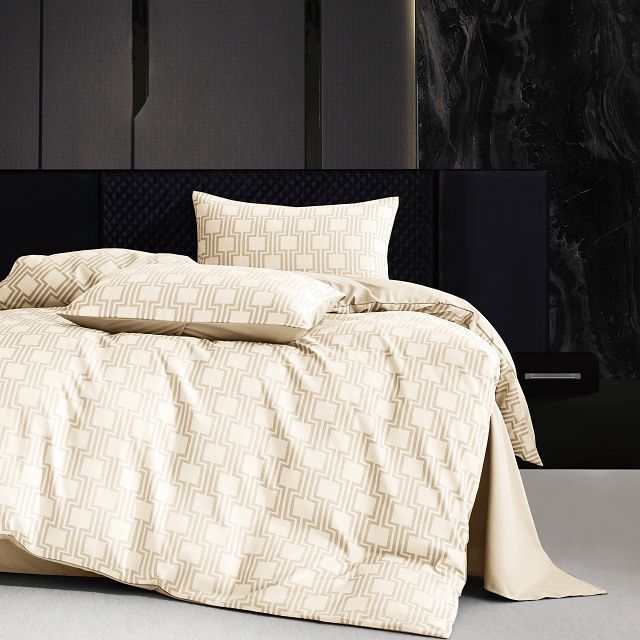 постельное белье евро MEDSLEEP Велтек жаккард 2 нав.50x70см, арт.1006.02468