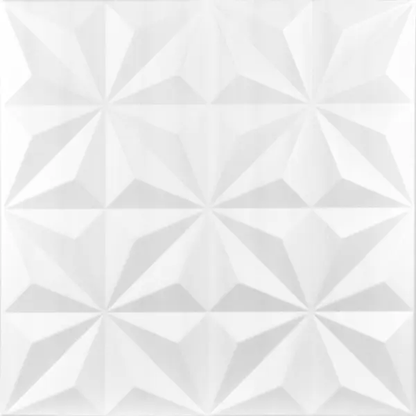 Потолочная плитка экструдированная полистирол белая Decoflair 0819L 50x50 см 2 м²
