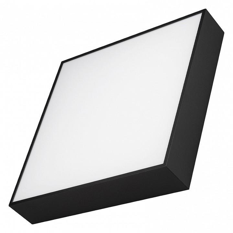 Потолочный светильник Arlight QUADRO 041011 цвет плафона/подвески Белый, Черный, цвет арматуры Черный