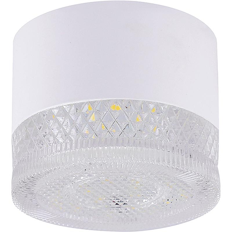 Потолочный светильник Crystal Lux CLT 140C80 WH 4000K цвет плафона/подвески Прозрачный, цвет арматуры Белый