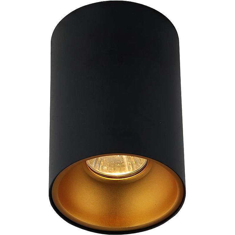 Потолочный светильник Crystal Lux CLT 411C BL-GO цвет плафона/подвески Черный, цвет арматуры Золото, Черный