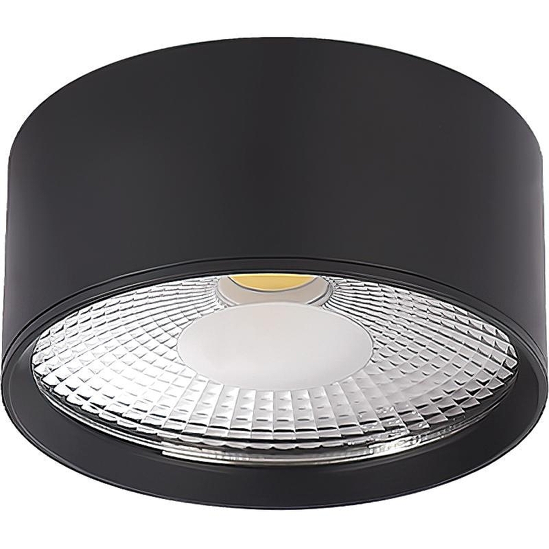 Потолочный светильник Crystal Lux CLT 525C70 BL 4000K цвет плафона/подвески Прозрачный, цвет арматуры Черный