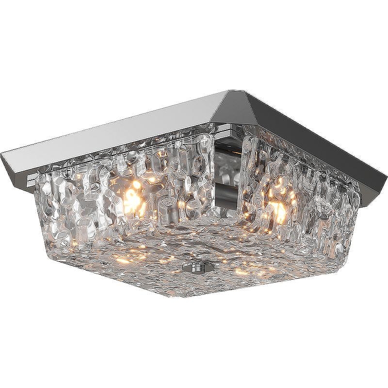 Потолочный светильник Crystal Lux Damian PL4 Nickel цвет плафона/подвески Прозрачный, цвет арматуры Никель