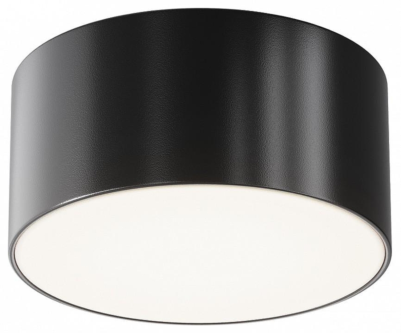 Потолочный светильник Maytoni Zon 1P O430CL-L15B4K цвет плафона/подвески Белый, Черный, цвет арматуры Черный