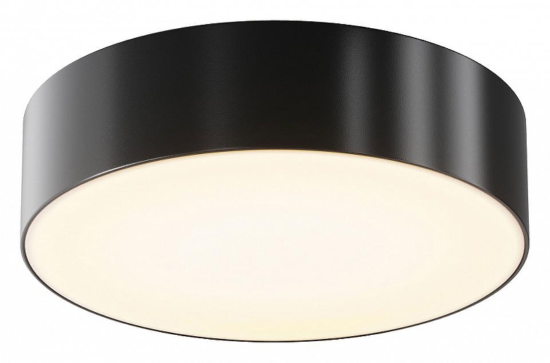 Потолочный светильник Maytoni Zon 1P O431CL-L30B3K цвет плафона/подвески Белый, Черный, цвет арматуры Черный