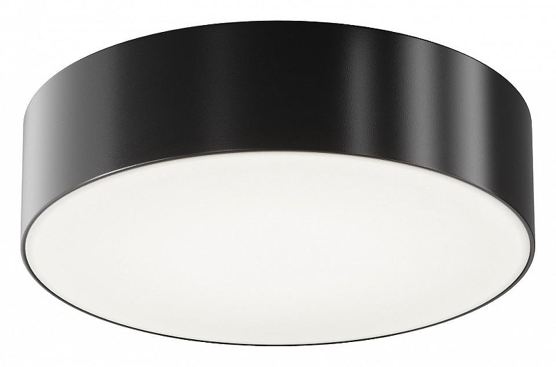 Потолочный светильник Maytoni Zon 1P O431CL-L30B4K цвет плафона/подвески Белый, Черный, цвет арматуры Черный