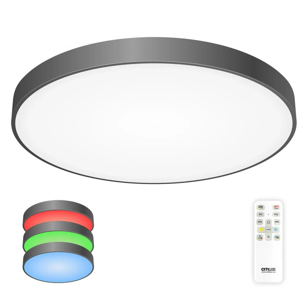 Потолочный светодиодный светильник Citilux Купер CL724155G1