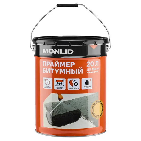 Праймер битумный MONLID Про 20 л/18 кг