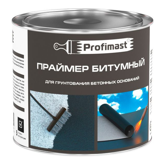 праймер битумныЙ PROFIMAST 2 л/1,8 кг, арт.120201