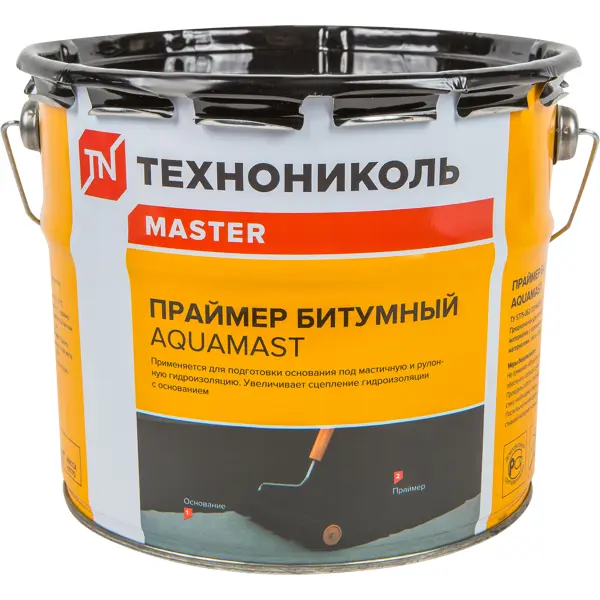 Праймер битумный Технониколь AquaMast 2.4 кг 3 л