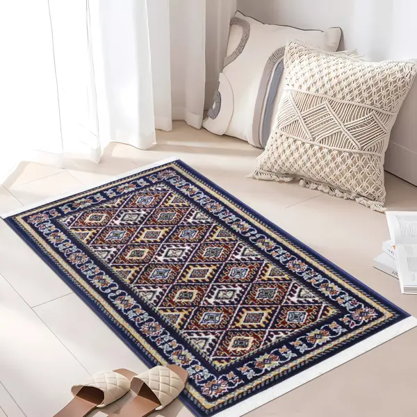 Прикроватный коврик Анатолия 60x110 см синий