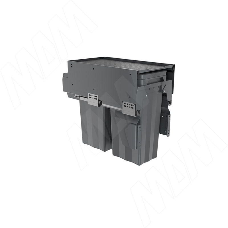 PROBOX MAX F30 Система сортировки и хранения, 2 емкости (2x13), креп. фасада, полн.выдв., плавн.закр., графит (MBN302-26DGMAX)