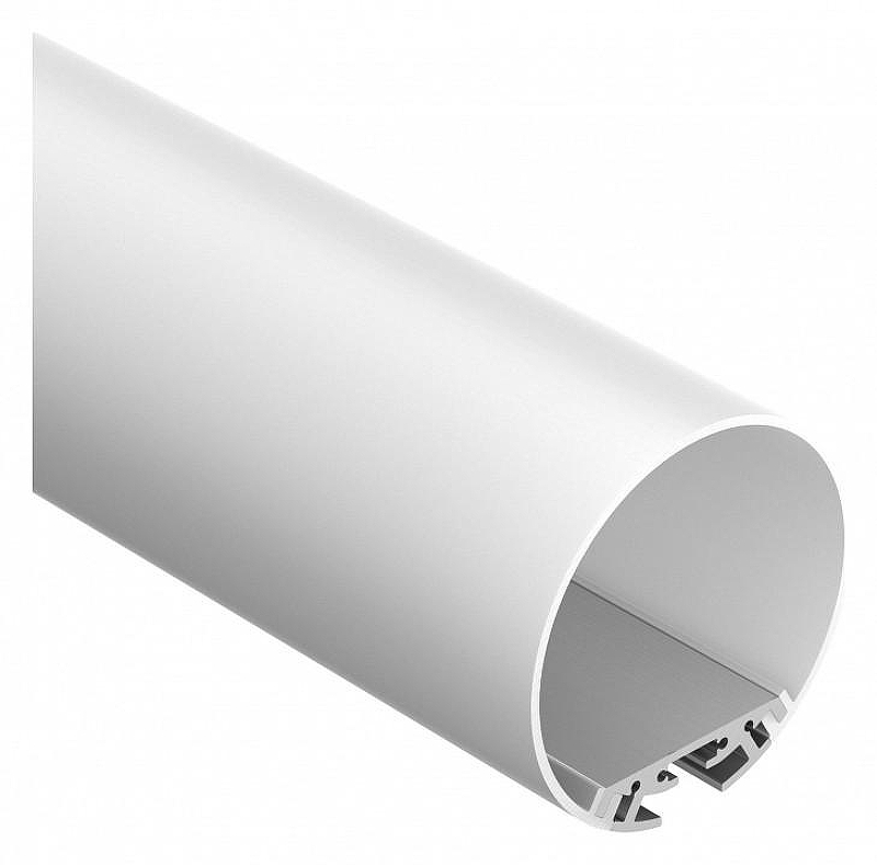 Профиль алюминиевый Arlight SL-ROUND-D60-2000 ANOD 019286 Серебристый