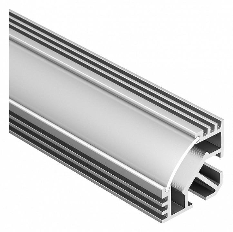 Профиль алюминиевый Arlight T45-2000 (CT) ANOD 016942 Серебристый