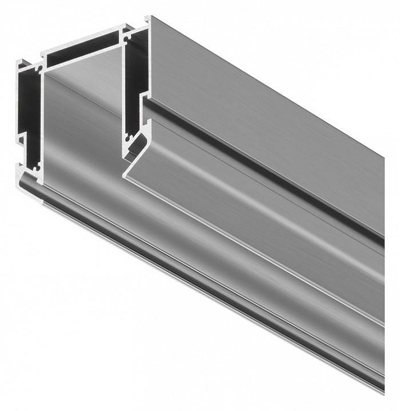 Профиль алюминиевый Maytoni Magnetic track system Gravity Accessories for tracks Gravity TRA010MP-212S для натяжного потолка цвет арматуры Серебро