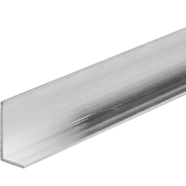 Профиль L-образный алюминий 20x10x1.2x2700 мм серый