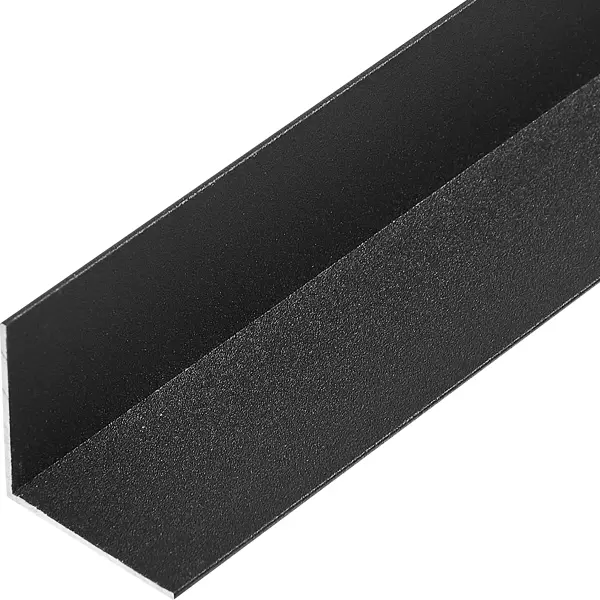 Профиль L-образный алюминий 30x30x1.2x2700 мм черный