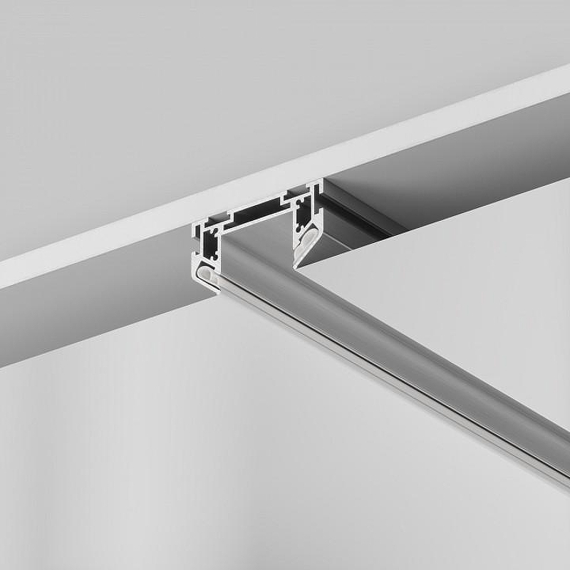 Профиль Maytoni Single phase track system Unity Accessories for tracks Unity TRA001MP-112S цвет арматуры Белый