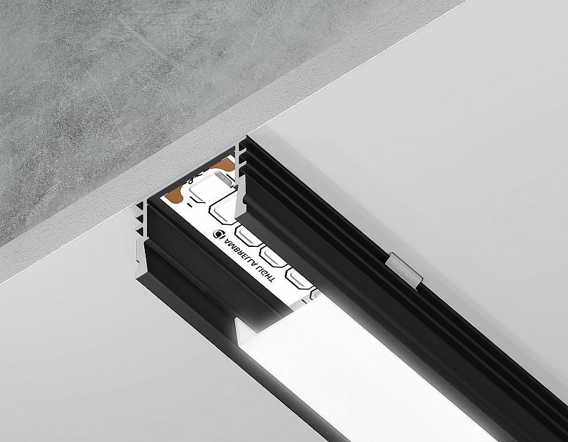 Профиль накладной Ambrella Light GP GP1750BK цвет черный
