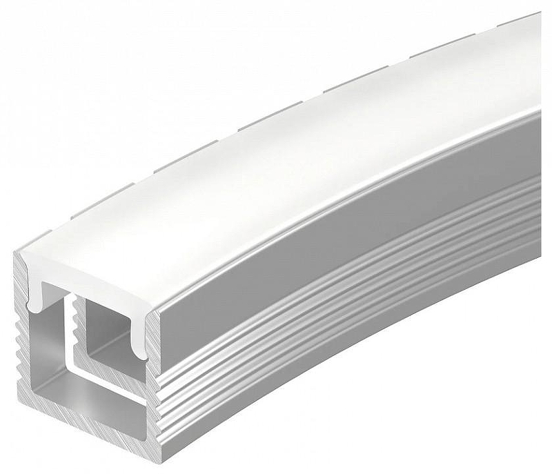 Профиль накладной Arlight FANTOM-BENT 040326(1) цвет серебристый