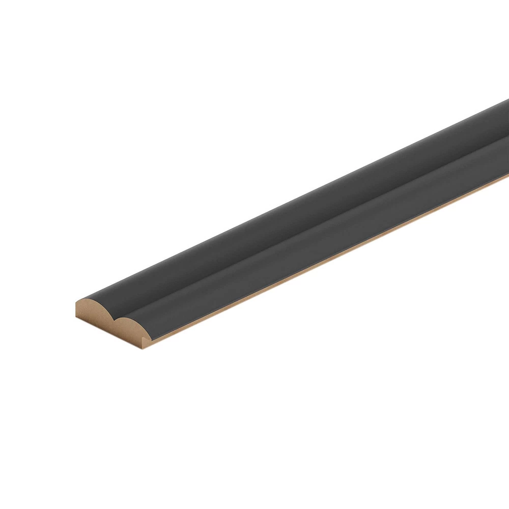 Профиль стартовый для реечных МДФ панелей 55х16х2700 мм black lead