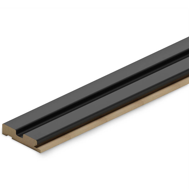 профиль стартовый МДФ STELLA Beats De Luxe Black Lead 2700x66,5x16мм