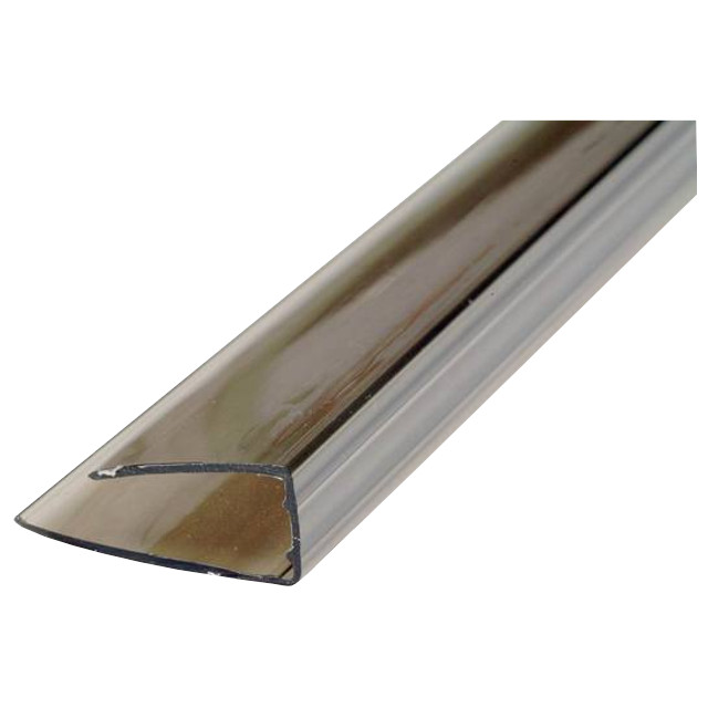 профиль торцевой NOVATTRO 2100х4мм для поликарбоната бронза