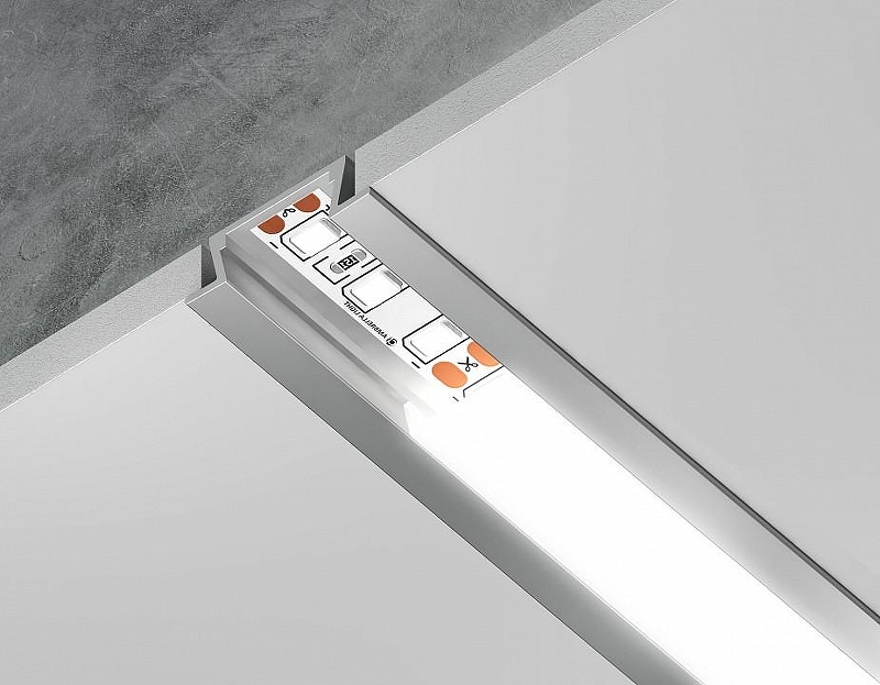 Профиль встраиваемый Ambrella Light GP GP1001AL цвет серебро