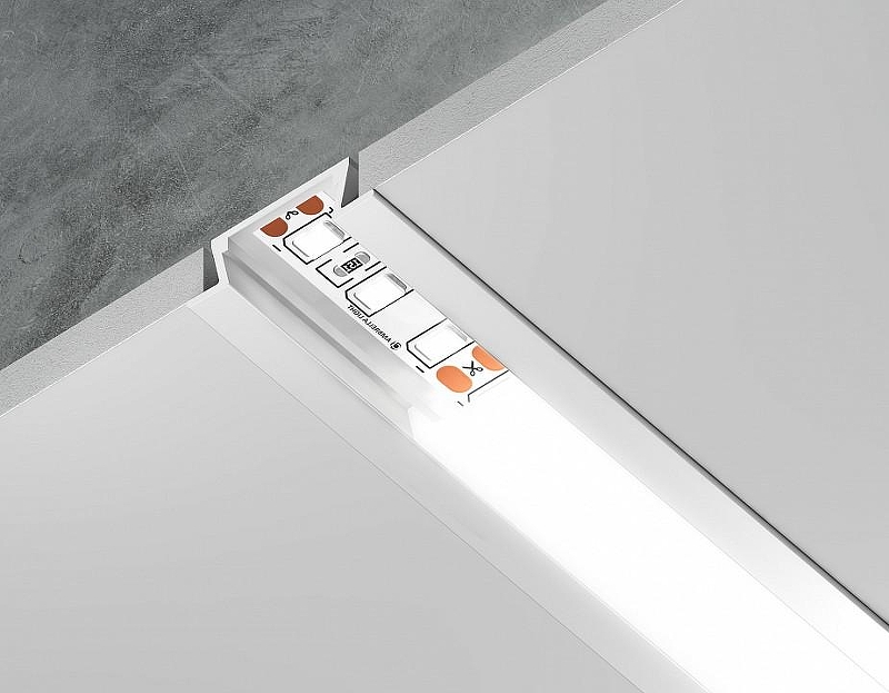 Профиль встраиваемый Ambrella Light GP GP1001WH цвет белый