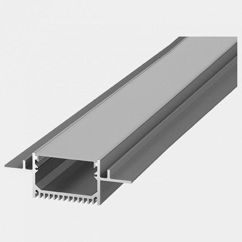 Профиль встраиваемый DesignLed LG 00-00010362 цвет Серебро